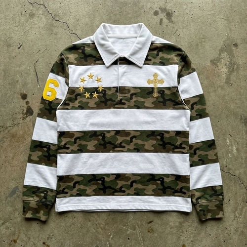Command Star Camo - Signature Stripe Rugby Shirt