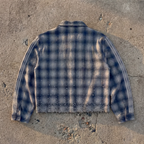 Palmar Fade Plaid - Studded Script Flannel Jacket